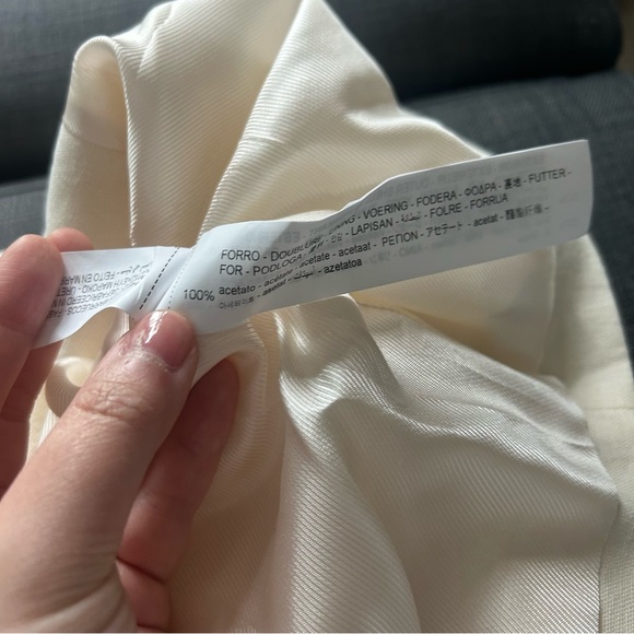 Cream linen blend vest - Picture 11 of 11